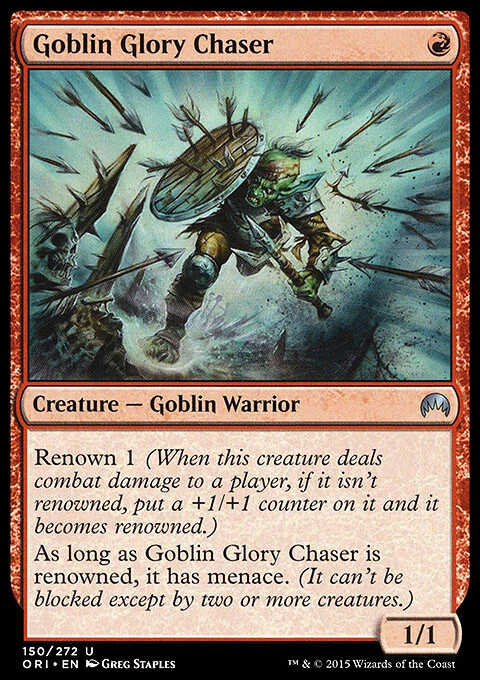 Magic the Gathering MTG Goblin Glory Chaser (150) Magic Origins   LP - Image 1 of 1