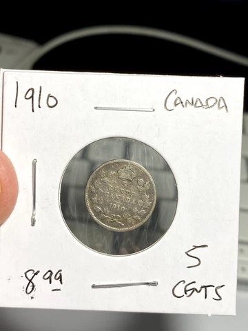 1910 Canada 5 Cents Cover