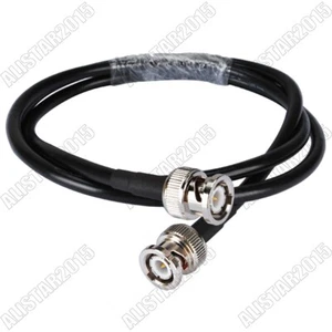 Cable de audio 6M BNC macho a BNC macho enchufe coaxial coleta RF cable 20 pies radio RG58 - Imagen 1 de 3