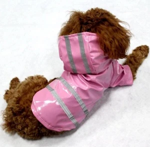Abrigo para perro impermeable ropa para perro chaqueta para perro lujo L rosa NUEVO EMBALAJE ORIGINAL - Imagen 1 de 3