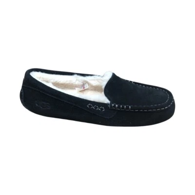 UGG Women's Ansley Slippers Slip On Shoes Suede Chestnut Black Light Grey - Image 1 of 2