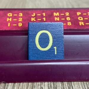 Scrabble 50th Anniversary Collectors Game Blue Tiles Gold Letters Replacements - Picture 1 of 51