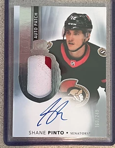 Shane Pinto Rookie Patch Auto 160/249 2021 The Cup - Picture 1 of 2