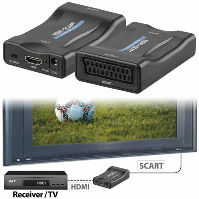auvisio HDMI Scart Konverter: HDMI-auf-SCART-Adapter mit USB-Stromversorgung - Bild 1 von 4