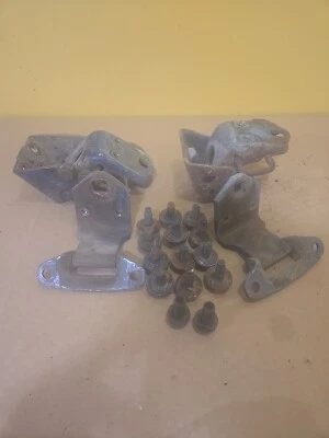 72-93 Dodge Truck Passenger Door Hinges Upper/Lower Ram Ramcharger First Gen PU - Image 1 of 4