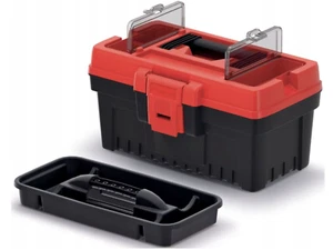 Caja de herramientas de almacenamiento Kristenberg 22" caja de herramientas de plástico compartimento bandeja extraíble - Imagen 1 de 7