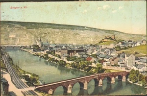 BINGEN-AM-RHEIN CARTE POSTALE VUE GENERALE 1909 - Picture 1 of 1
