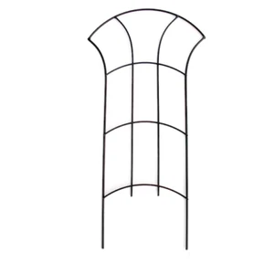 Metal Trellis Tall Garden Fence Panels Plant Support 24 In Height Black Climber - Picture 1 of 5