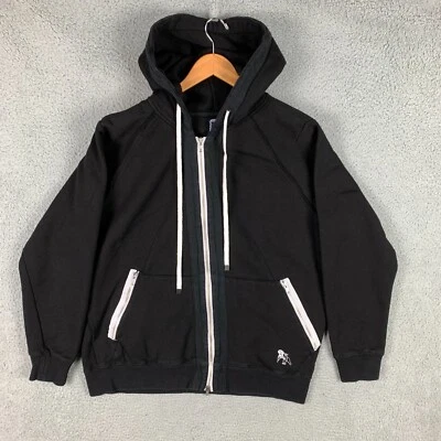 PRPS Trapezium Hoodie Jacket Mens XL Black Zip Up Fleece Heavyweight Sweatshirt - Image 1 of 4