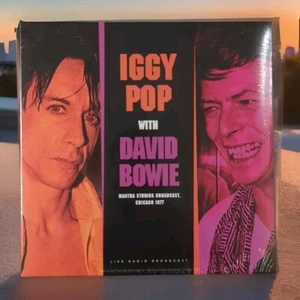 Iggy Pop David Bowie - Mantra Studios Broadcast Chicago 1977 - LP Vinyl Record - Picture 1 of 2
