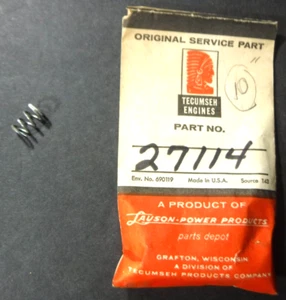 NOS Tecumseh 27114 Spring Genuine OEM Service Part - Picture 1 of 3