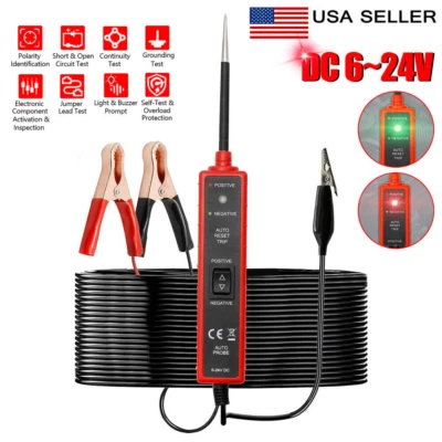 Sistema de dispositivo de prueba de probador eléctrico de circuito de sonda de alimentación digital para automóvil vehículo EE. UU. Foto 1 de 4