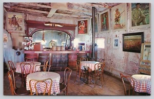 Calico Ghost Town Lil's Salón Interior Pistolero Pinturas California Postal - Imagen 1 de 2