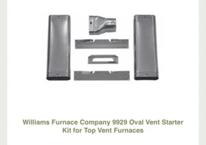 Williams 9929 Vent Kit - Room Heater Accessories Heater Accessories and Parts - Picture 1 of 1