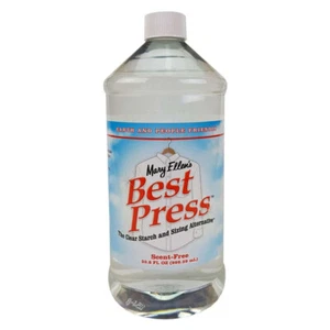 Mary Ellens Best Press Spray Starch Scent Free 1L REFILL (33.8 Fl Oz) - Picture 1 of 3