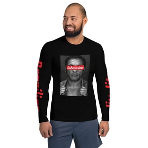 Rickson Gracie Brazilian Jiu-Jitsu BJJ Gi No-gi Nogi MMA Long Sleeve Rash Guard - Picture 1 of 32