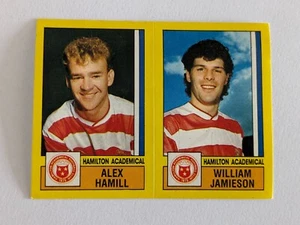 87 pegatinas de fútbol escocés Hamilton Accies Hamill/Jamieson Panini - Imagen 1 de 5