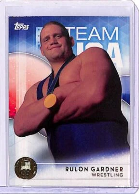 2016 Topps US Olympic and Paralympic Team Hopefuls Gold #62 Rulon Gardner 23624 - Image 1 of 2