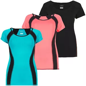 Prenda para el torso deportivo de manga corta tienda famosa para mujer rica en algodón fitness gimnasio camisa torso - Imagen 1 de 3