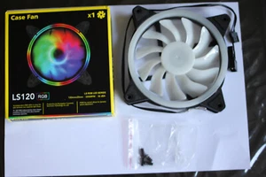 LS 120 Case Fan RGB 120mm 2200 RPM LED Series 36 Dba - Used - Picture 1 of 2