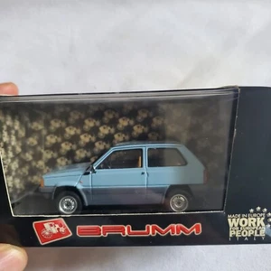 FIAT PANDA 30 1st SERIES 1980 AZZURO BAHIA BRUMM R386-01 1/43 - Picture 1 of 7