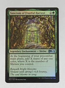 MTG Magic the Gathering M21 Core Foil Sanctum of Fruitful Harvest - Uncommon - Bild 1 von 1