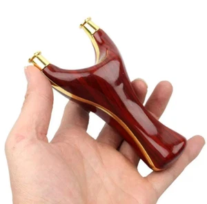 Zinc Alloy Slingshot Catapult Hunting Slingbow Archery Shooting Flat Rubber Band - Picture 1 of 13