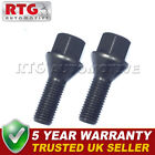 2x Wheel Bolts For BMW 6 Series 2011 On (Alloy Wheels) Black