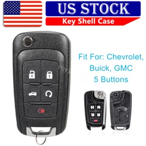 Remote Key Fob Shell Case 5B For Chevrolet Cruze 2011 2012 2013 2014 2015 2016 - Picture 1 of 9