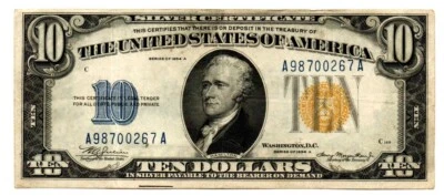 Fr. 2309 1934A Silver Certificate. North Africa. ERROR Banknote - Image 1 of 2