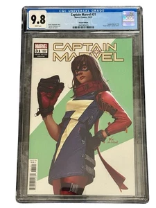 CGC Graded 9.8 Captain Marvel Issue #31 Year 2021 Variant Edition Comic Book - Bild 1 von 3