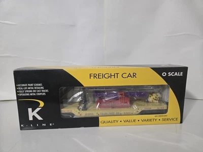 K Line O Gauge Circus Transport Flatcar With Cannon & Figures New Nice - Image 1 of 3