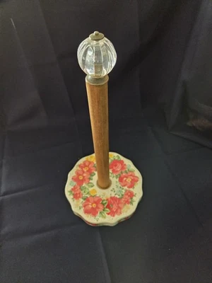 Toallero de papel The Pioneer Woman "Vintage Floral" con perilla de acrílico Foto 1 de 3