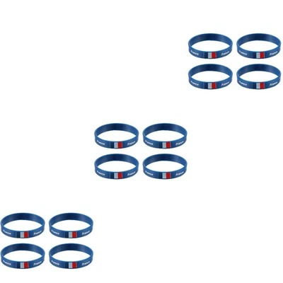  3 Pieces Silikon Armbänder Fußball -Armband -Armbänder Für Spiele - Bild 1 von 4