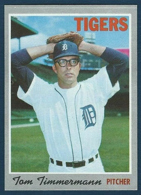 1970 Topps #554 Tom Timmermann - ROOKIE - Detroit Tigers - Semi-Hi - NM - Image 1 of 2