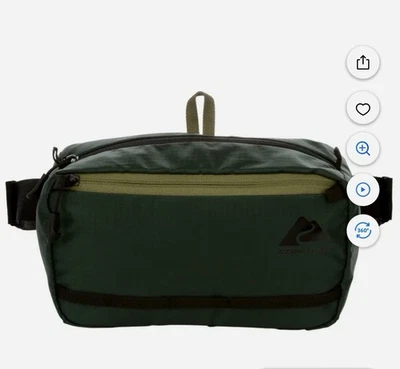 Ozark Trail 3.5 Ltr on Waist pack, Green, Unisex, Polyester Zipper - Image 1 of 4