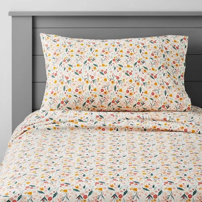 Queen In the Garden Cotton Sheet Set - Pillowfort
