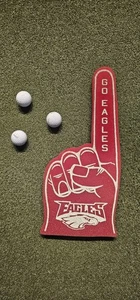 "Go Eagles" Foam Finger 18 inch RMU CHICAGO Illinois  - Picture 1 of 1