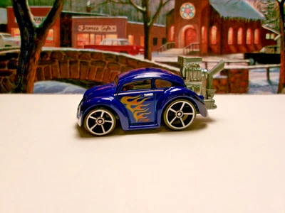 VOLKSWAGEN BEETLE    2012 Hot Wheels Heat Fleet Series    Blue - Image 1 of 2