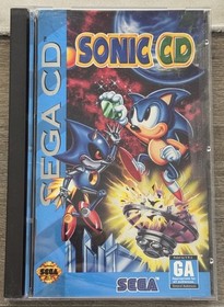 Sonic CD Sega CD Used Video Game CIB Not Tested