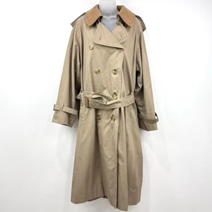 Gabardina de Colección Burberry Unisex 40L Tostada Cuadros Nova Sofisticada Doble Pecho - Imagen 1 de 24