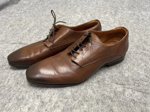 Wolf & Shepherd Men’s Brown Leather Oxford Dress Shoes 11.5 - Picture 1 of 10