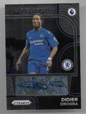 2022-23 Panini Prizm Premier League Autograph Auto Card : Didier Drogba
