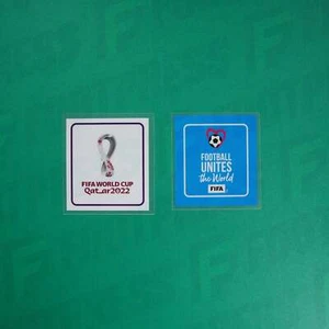 Flocage Officiel - Patch, Coupe du monde 2022 Blanc + Football Unites the World - Imagen 1 de 1