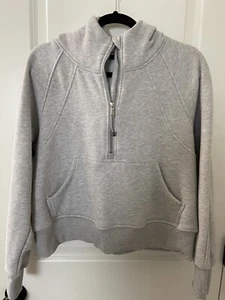 Trendy Queen Womens Fleece sweatshirt w/ Hoodies Long Sleeve Gray M - Picture 1 of 7