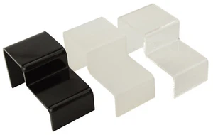 ACRYLIC SMALL 2 STEP RISER JEWELLERY COUNTER DISPLAY STAND - COLOUR CHOICE (A926 - Picture 1 of 4
