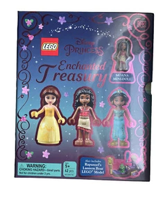 Lego Disney Princess Enchanted Treasury, Hardcover & Rapunzel's Lantern Boat NEW - Picture 1 of 4