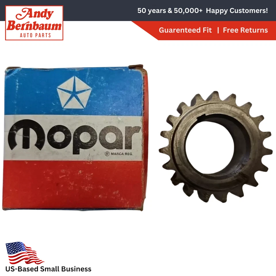 Piñón del árbol de levas de 6 cilindros Chrysler Plymouth Dodge DeSoto 55-59 1630051 nuevo de stock Foto 1 de 4