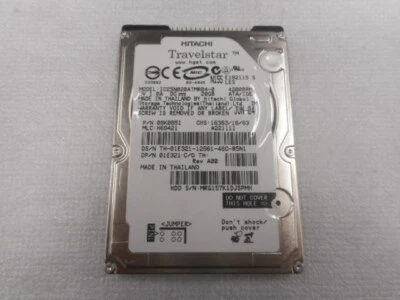 IC25N020ATMR04-0 - Hitachi Travelstar 5K80 20GB 4200RPM IDE Laptop Hard Drive... - Image 1 of 3
