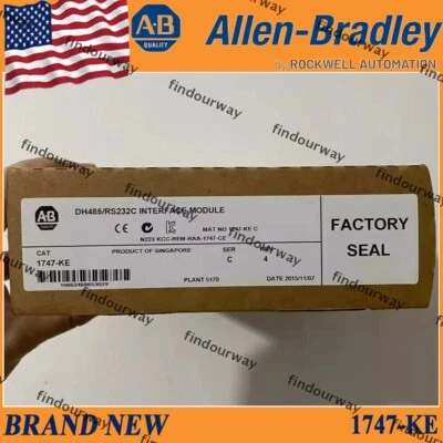 New Factory Sealed AB 1747-KE SER C SLC 500 DH-485 RS-232C Interface Module - Image 1 of 4